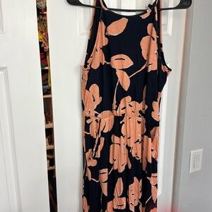 Halter top maxi dress